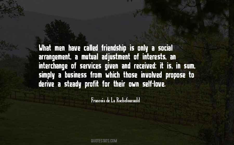 Love In Friendship Quotes #132455