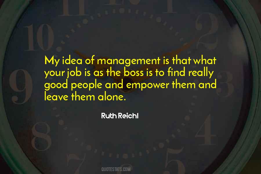 Good Management Quotes #816671