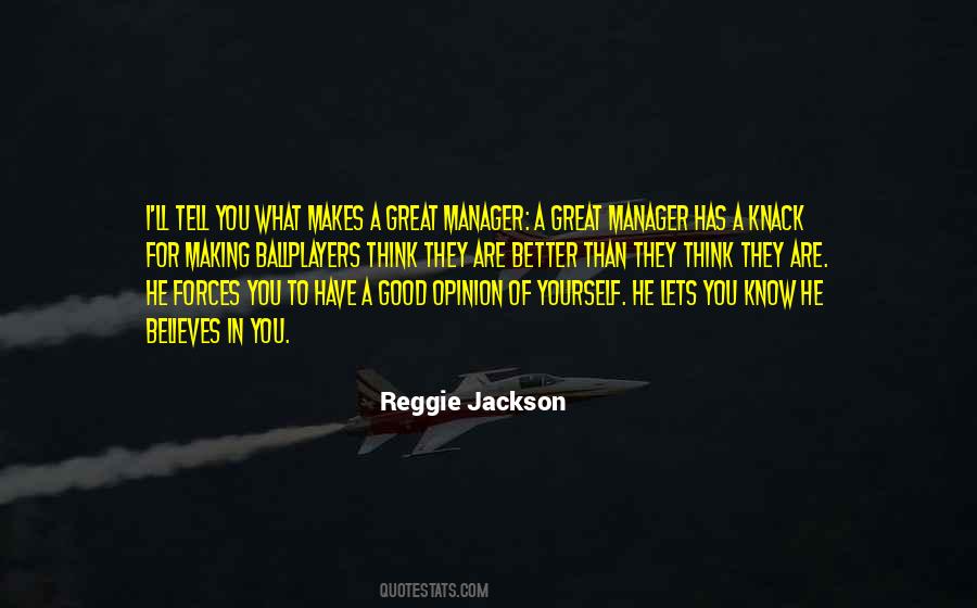 Good Manager Quotes #789098