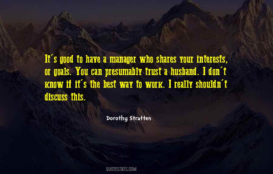 Good Manager Quotes #975376