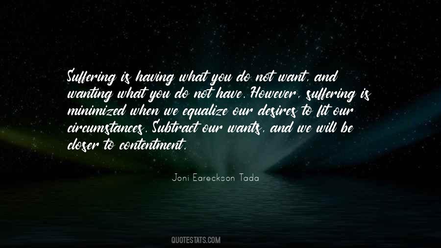 Quotes About Not Having What You Want #843645