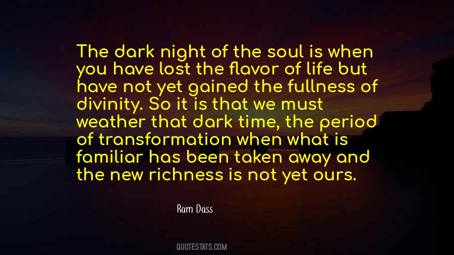 Dark Night Soul Quotes #1005216
