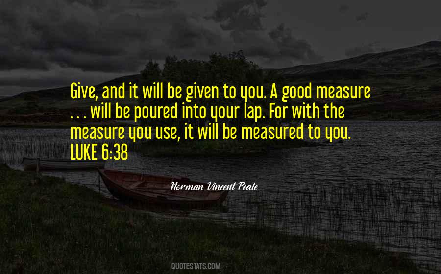 Good Measure Quotes #1175483