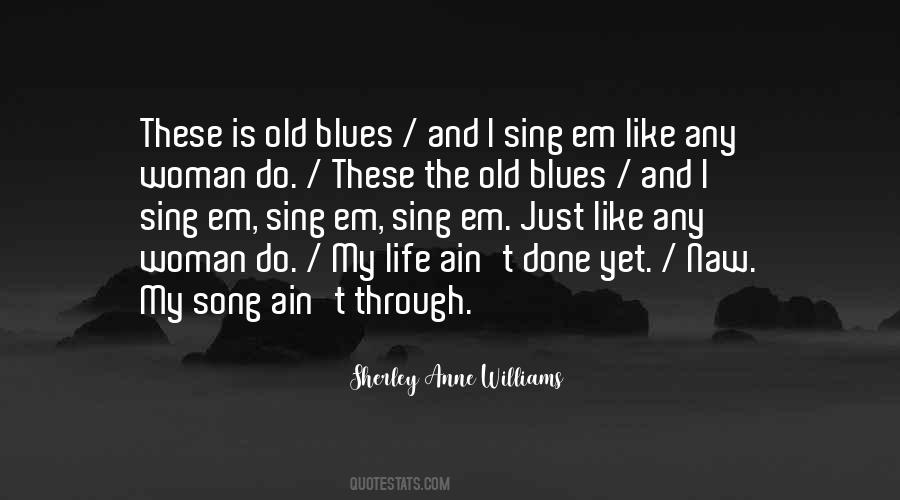 Blues Song Quotes #1559772