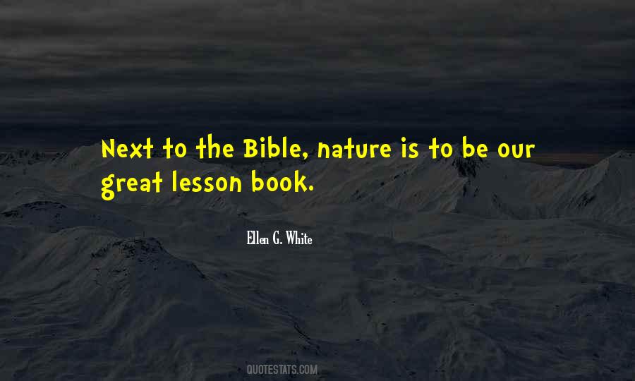 Bible Nature Quotes #1718438