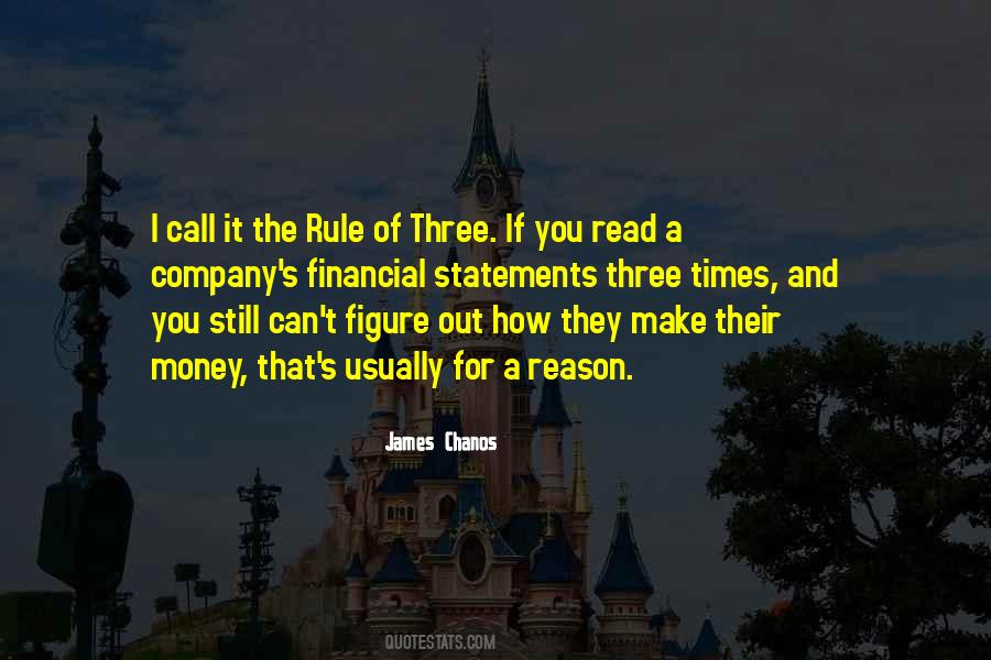 The Rule Of Three Quotes #1424545