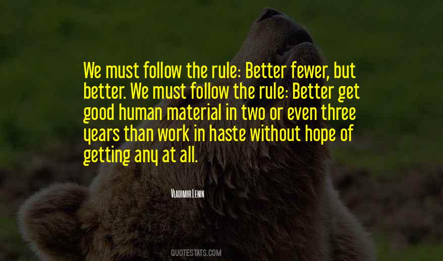 The Rule Of Three Quotes #1701929