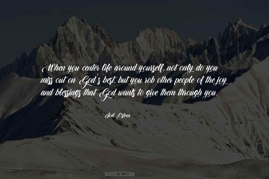 Give Blessings Quotes #1337886