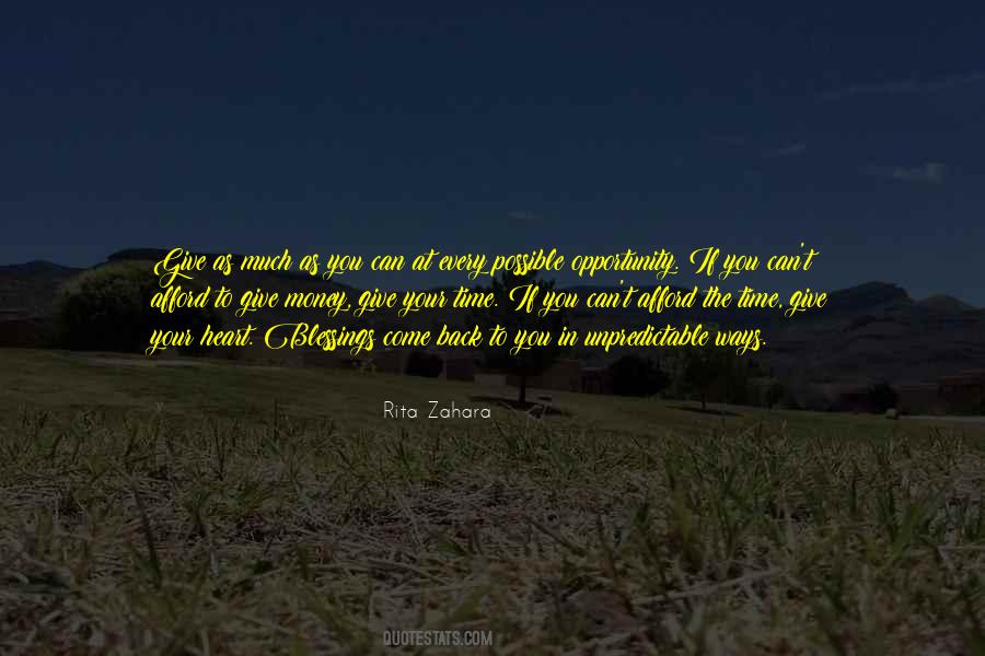 Give Blessings Quotes #1859411