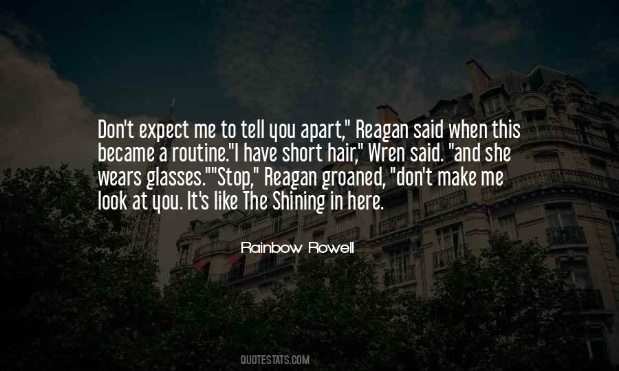 Shining Hair Quotes #262909