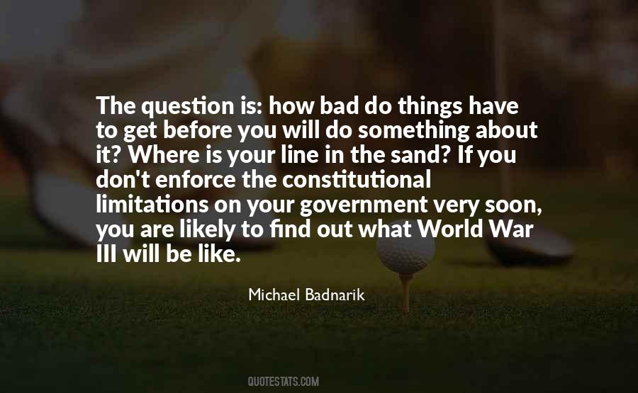 Question Government Quotes #1316173