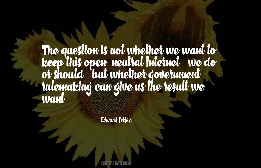 Question Government Quotes #1480653