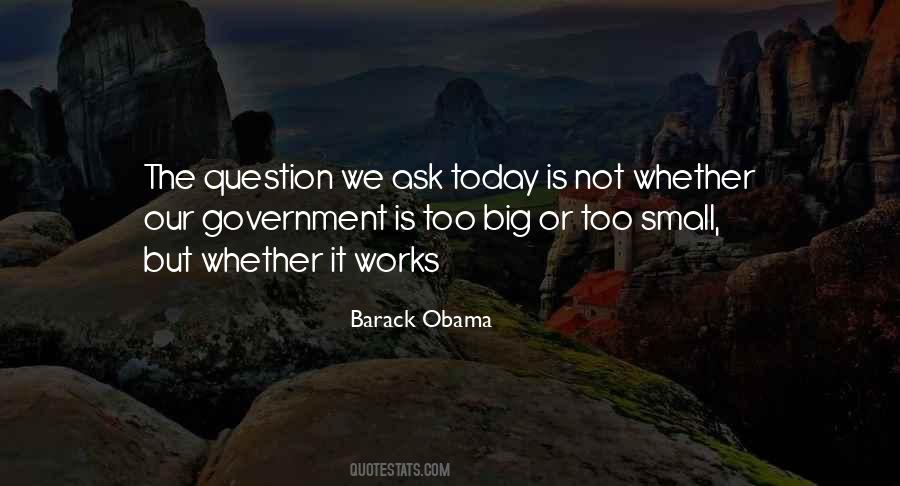 Question Government Quotes #1799493