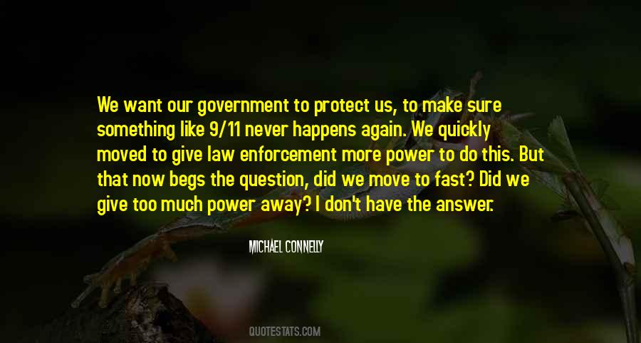 Question Government Quotes #180054