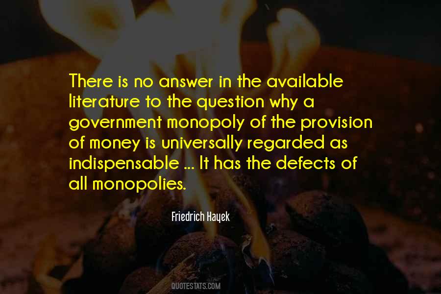 Question Government Quotes #719676