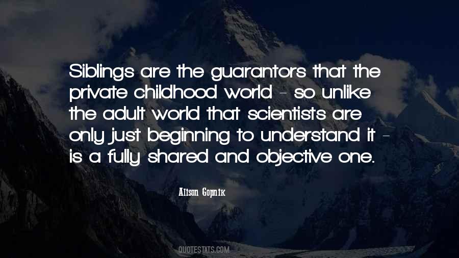 Siblings Childhood Quotes #281004