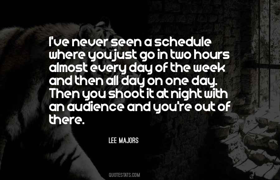 Night Shoot Quotes #1780962
