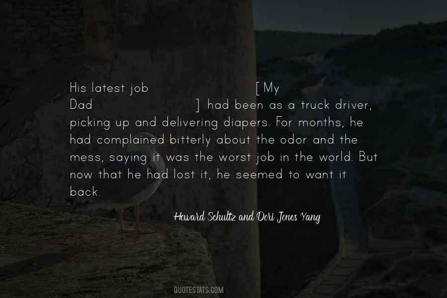 Lost His Job Quotes #1150087