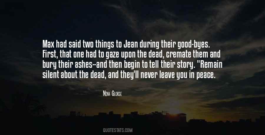 Bury The Dead Quotes #1820773