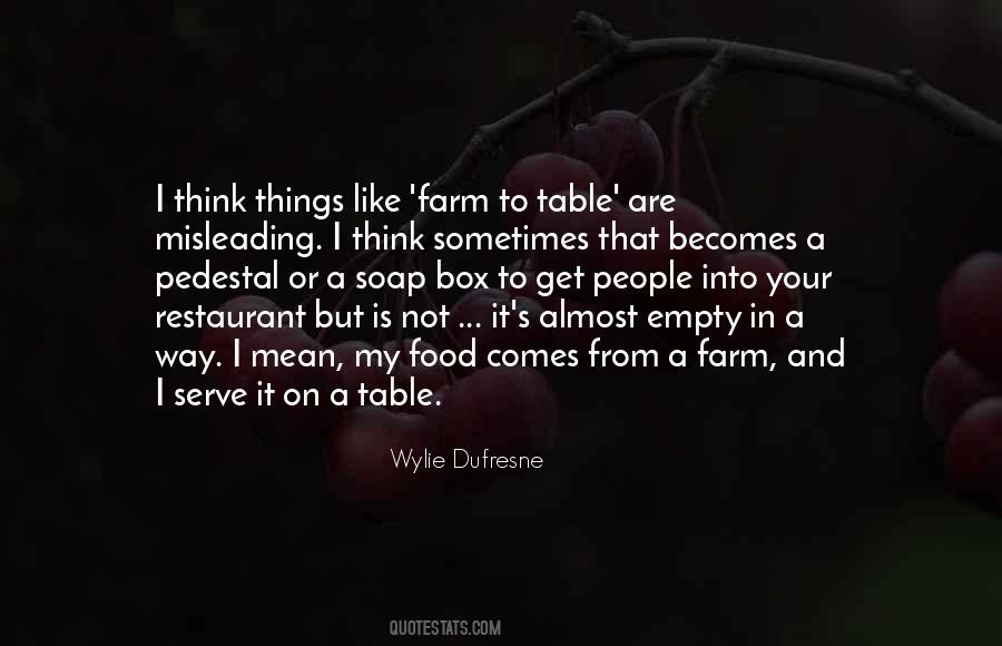 Empty Restaurant Quotes #1162851