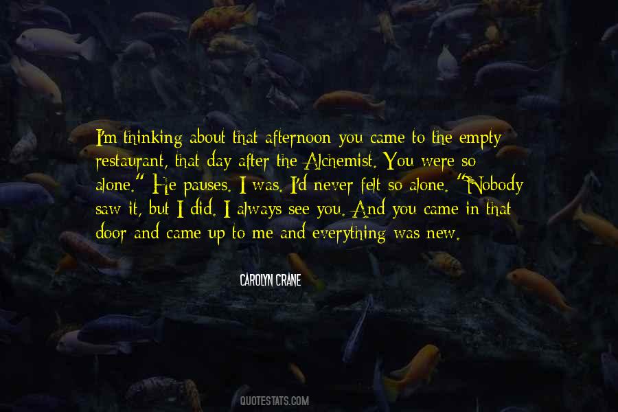 Empty Restaurant Quotes #1622584