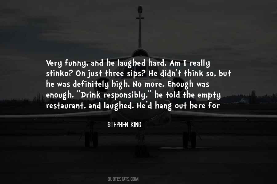 Empty Restaurant Quotes #497151