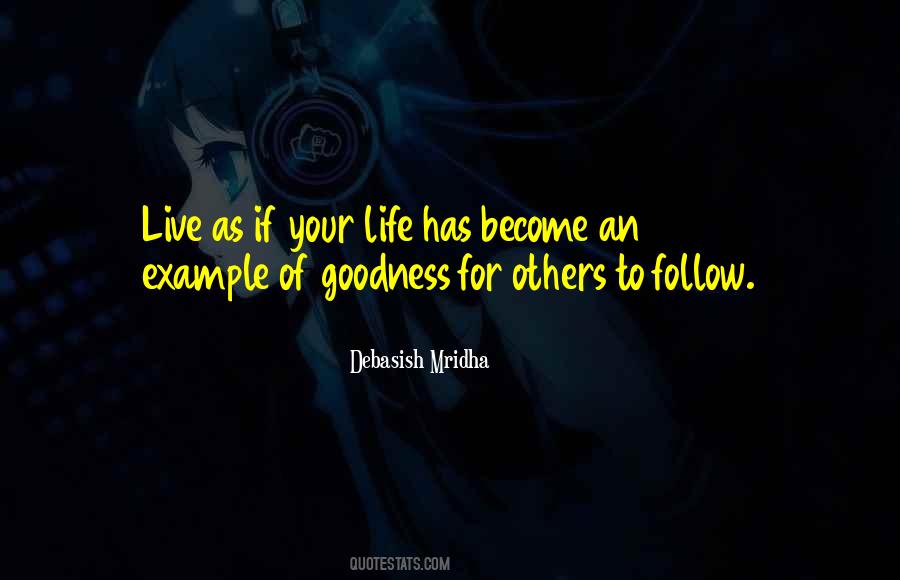 Be An Example To Others Quotes #1227685