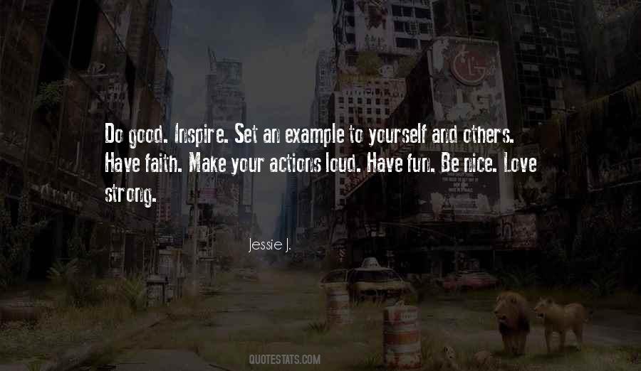 Be An Example To Others Quotes #1462594