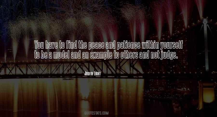 Be An Example To Others Quotes #610686