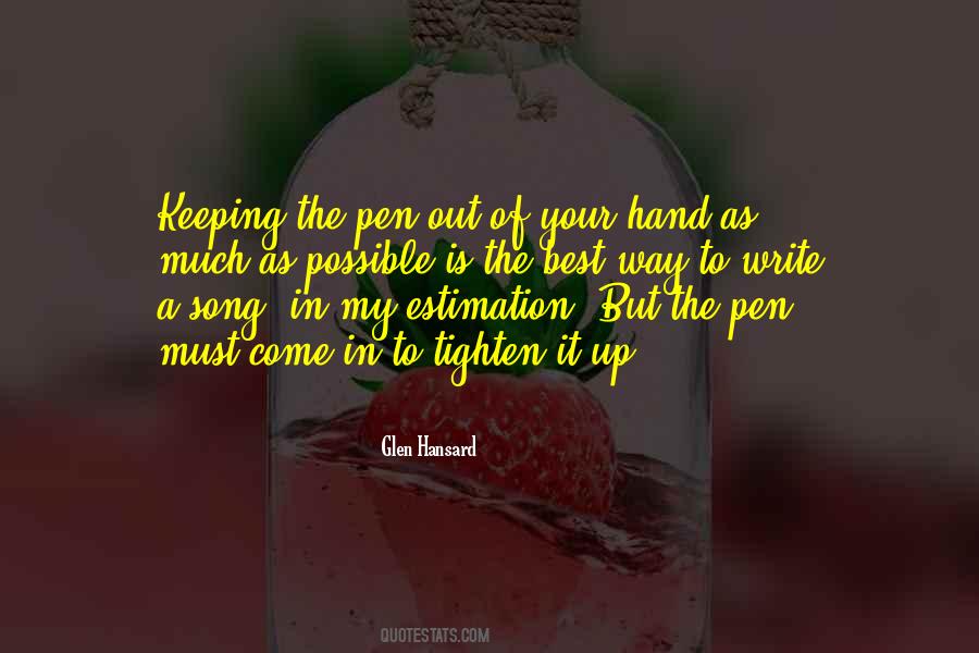 Out Of Your Hand Quotes #1100928