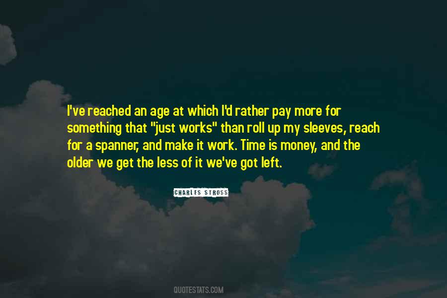 Less Time Left Quotes #948681