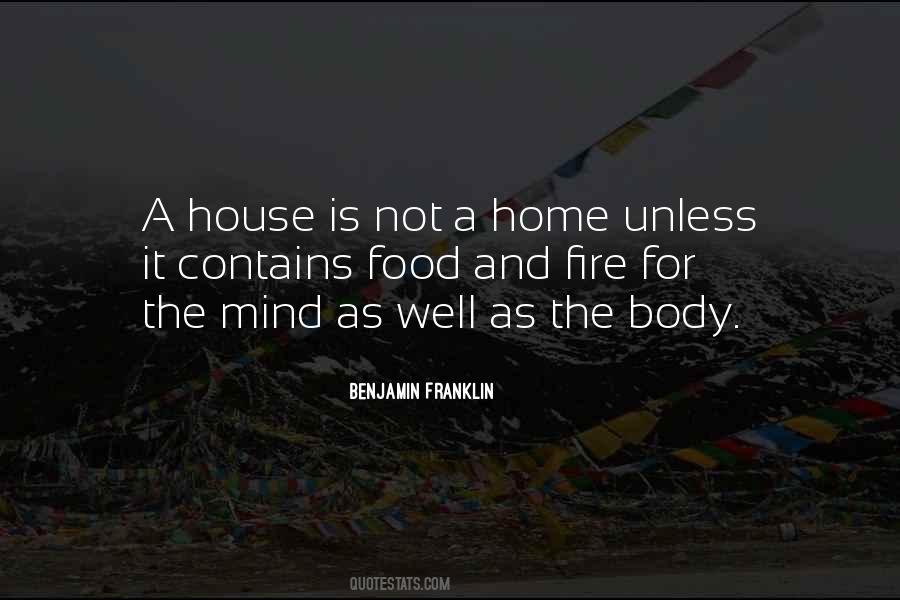 House Food Quotes #87954