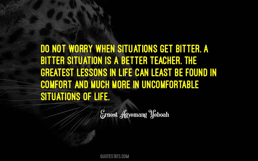 A Situation Is Quotes #60822