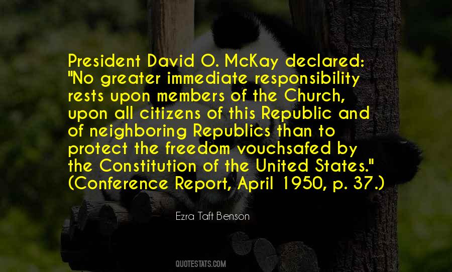 President David O Mckay Quotes #853884