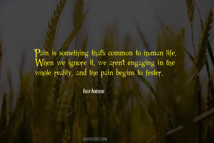 Pain Reality Quotes #507170