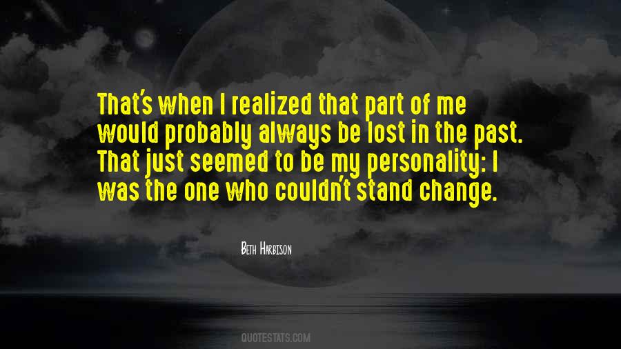 Past Change Quotes #12471
