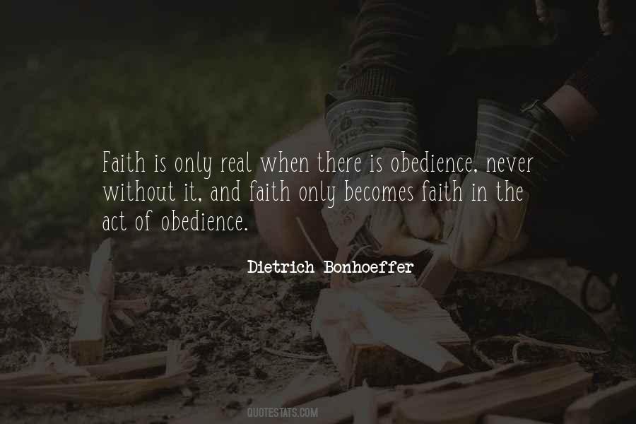 Faith Obedience Quotes #1107023