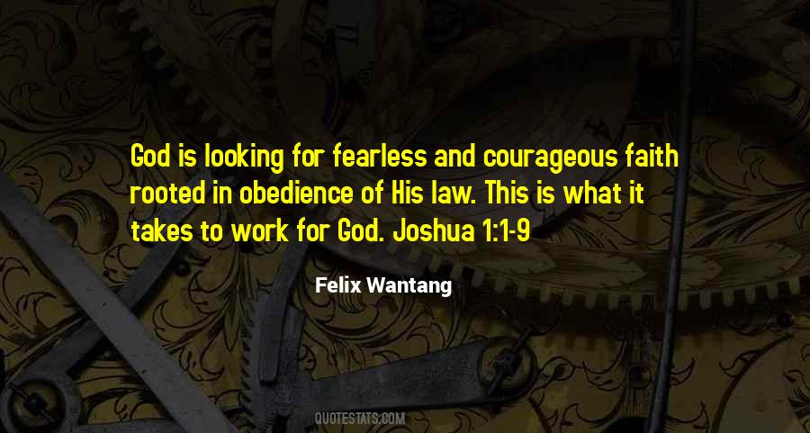 Faith Obedience Quotes #1218228