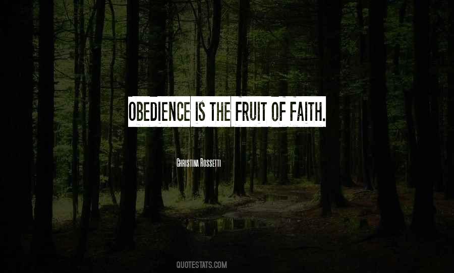 Faith Obedience Quotes #1224761