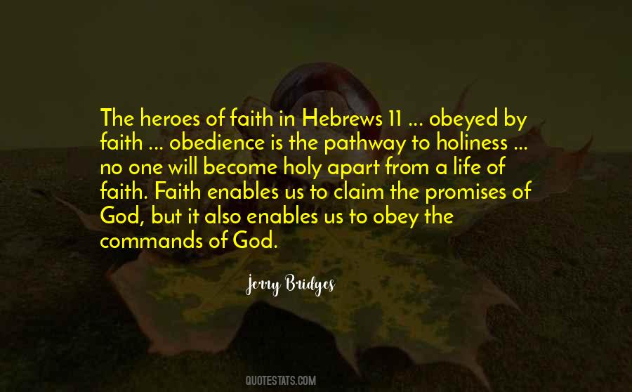 Faith Obedience Quotes #1736984