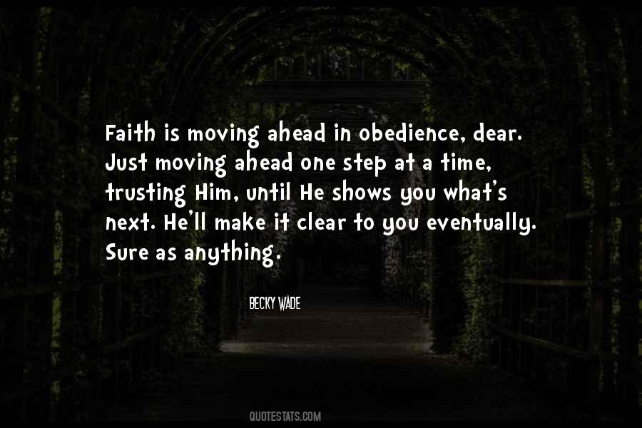 Faith Obedience Quotes #604321