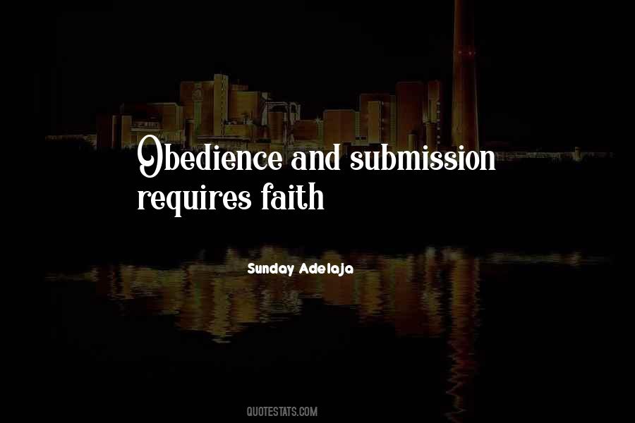 Faith Obedience Quotes #777597