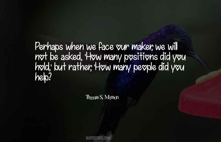We Will Help You Quotes #1294796