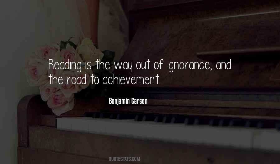 Reading Ignorance Quotes #815021