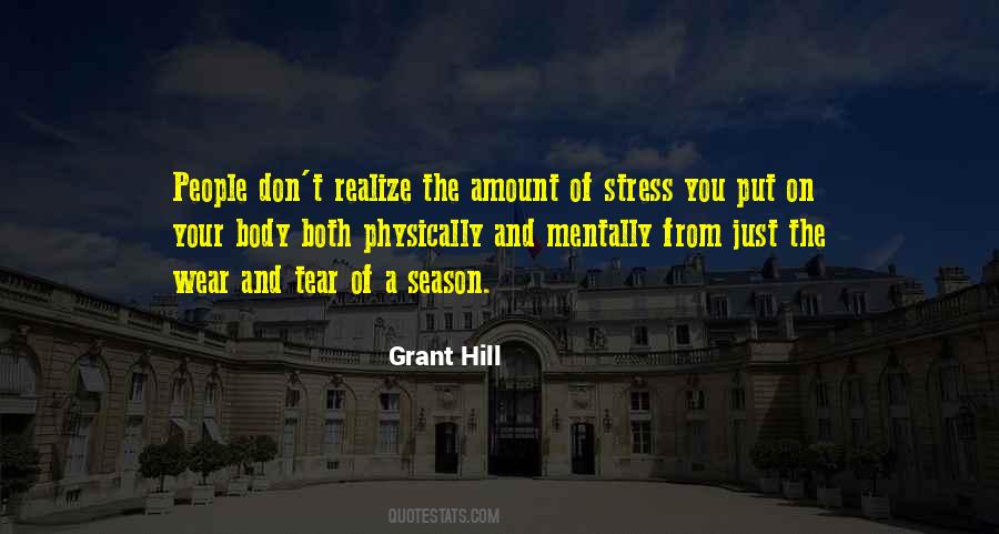 Stress On The Body Quotes #1059253