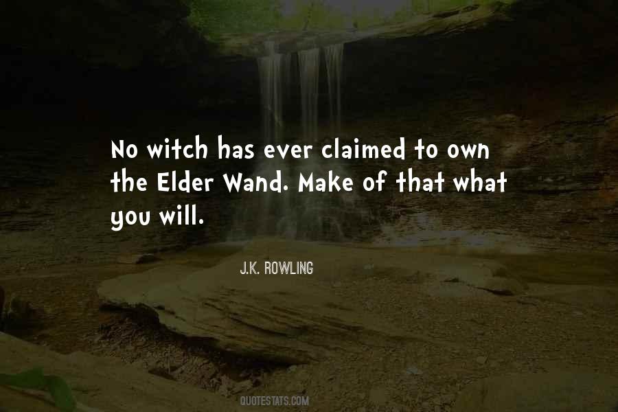 Quotes About The Elder Wand #1689027