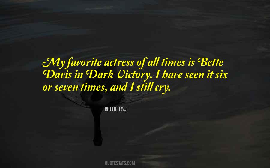 Dark Victory Quotes #729377
