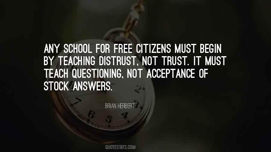 School Trust Quotes #1188016