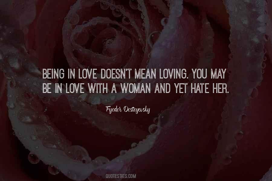 Love Being A Woman Quotes #1303796