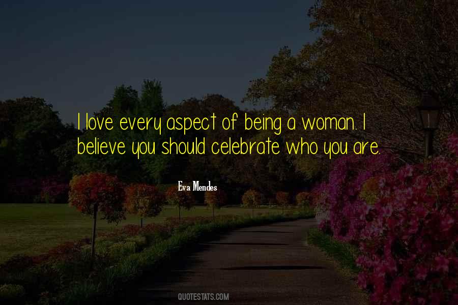 Love Being A Woman Quotes #1471103